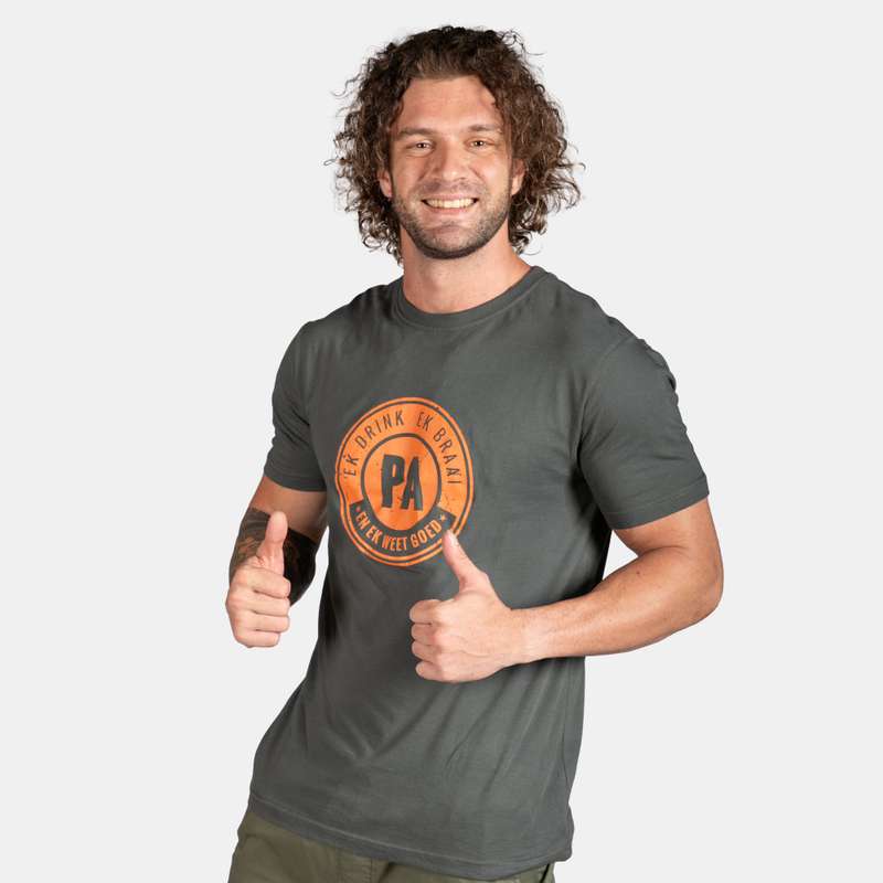 Men's Drink, Braai, Weet Pa T-Shirt