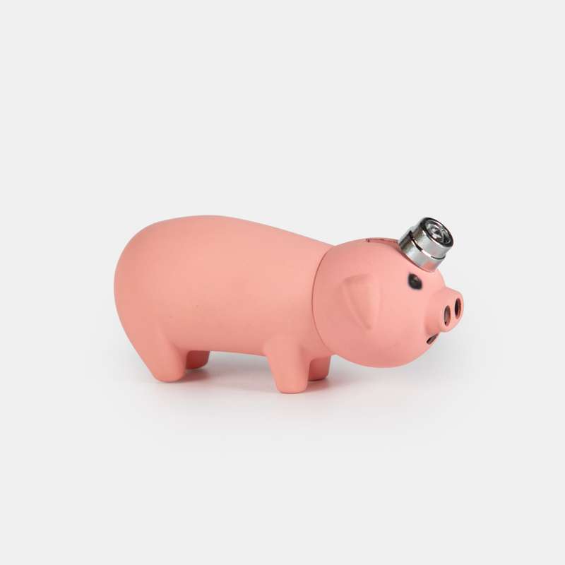 Novelty Twin Flame Piggy Lighter