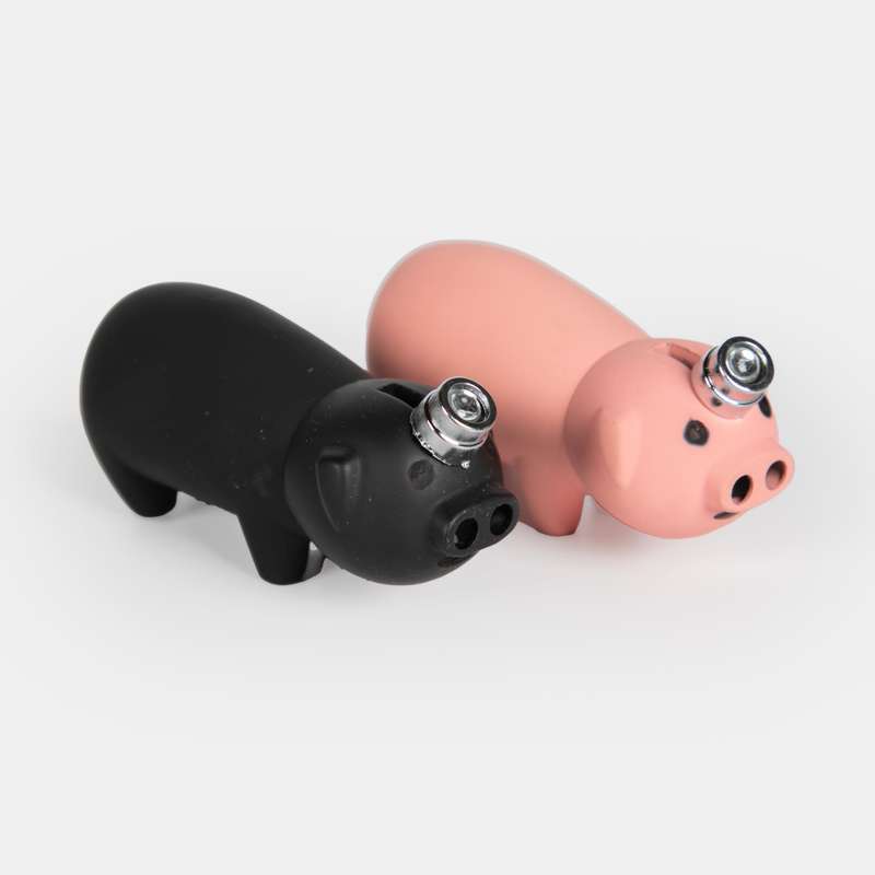 Novelty Twin Flame Piggy Lighter