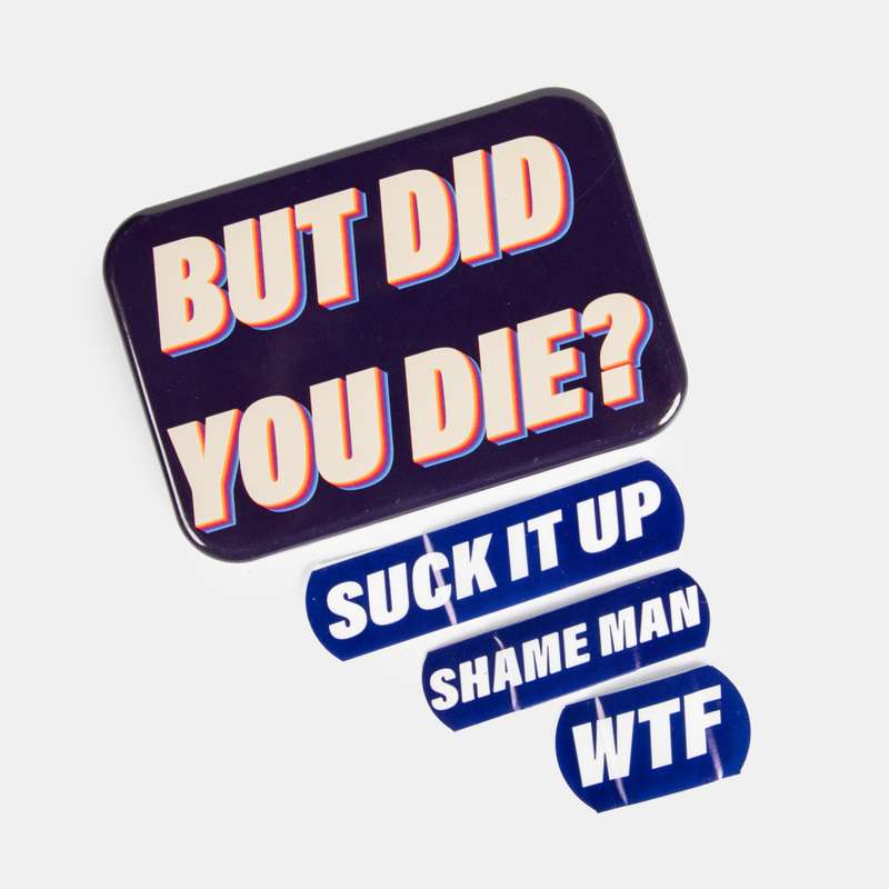 Assorted Plaster But Did You Die Gift Tin