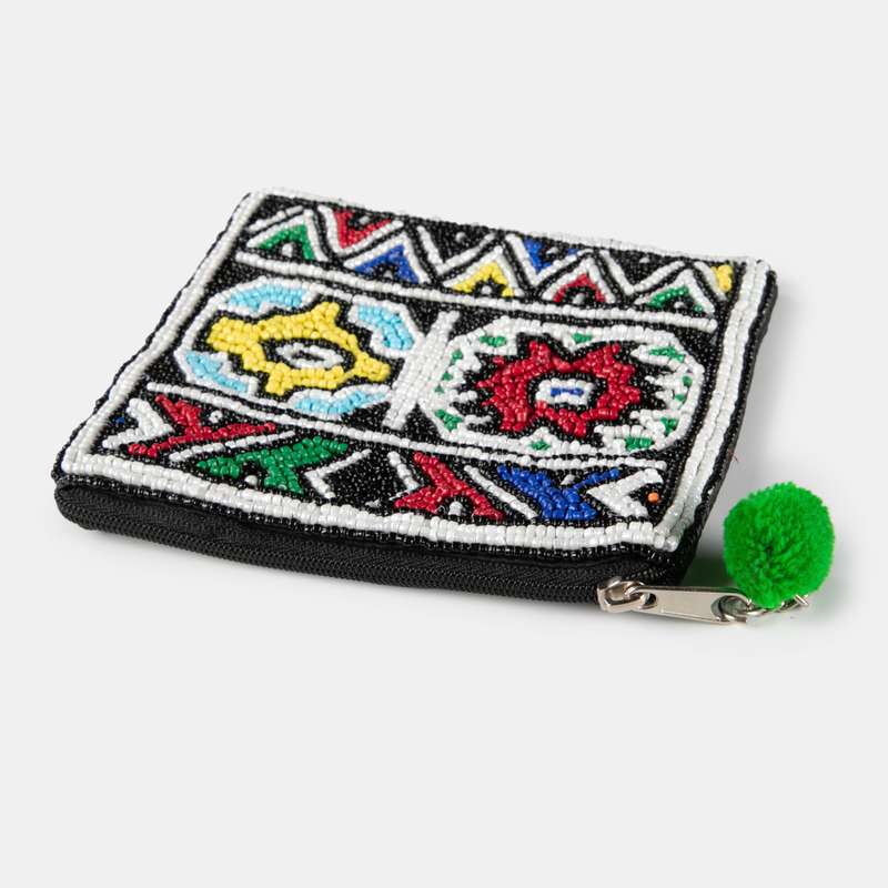 Ethnic Beaded Purse Small