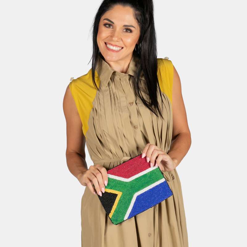 Large South African Flag Purse