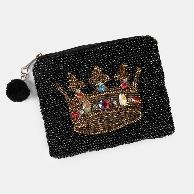 Crown Purse Small Hand Beaded