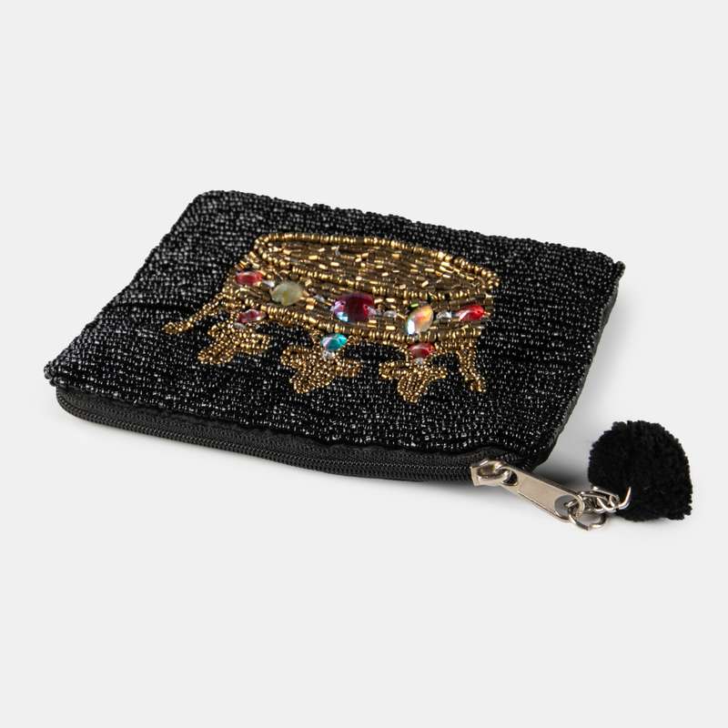Crown Purse Small Hand Beaded