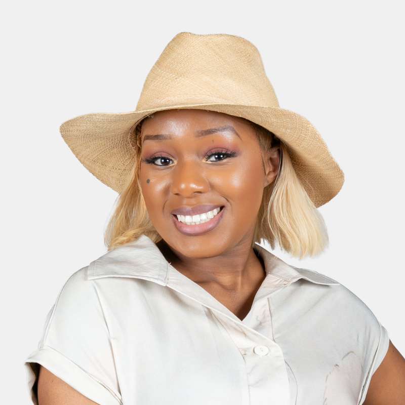 Panama Style Unisex Raffia Hat