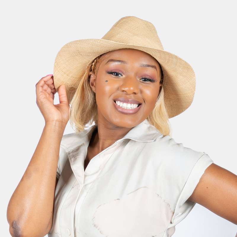 Panama Style Unisex Raffia Hat