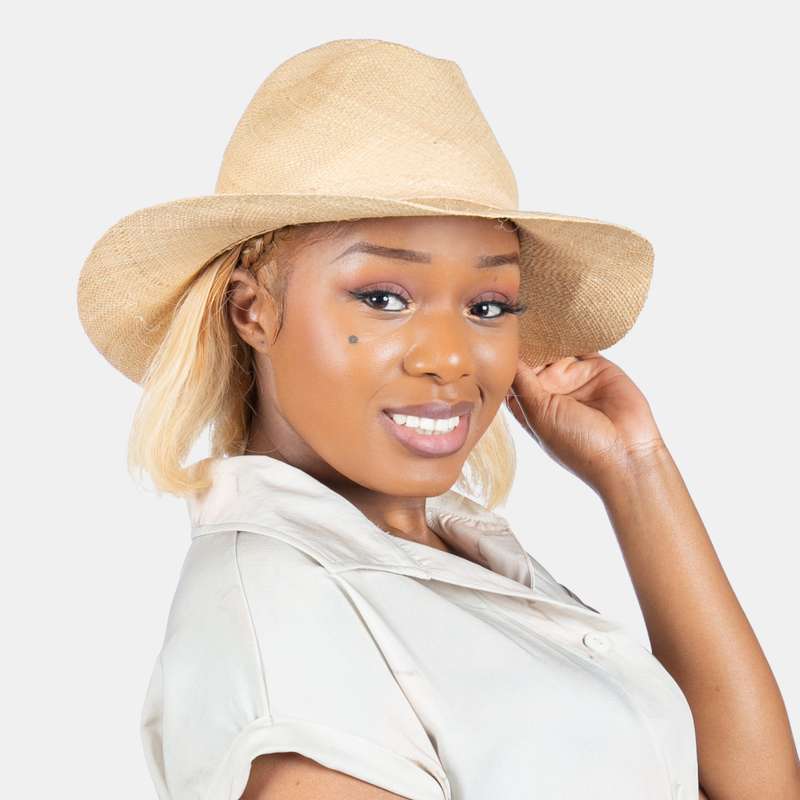 Panama Style Unisex Raffia Hat