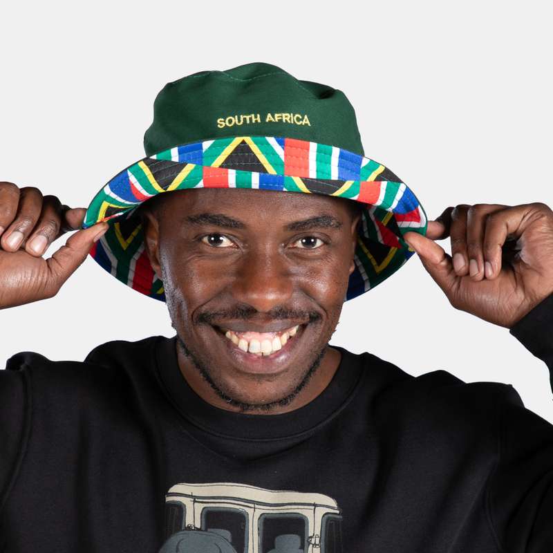 Reversible Bucket Hat SA Flag