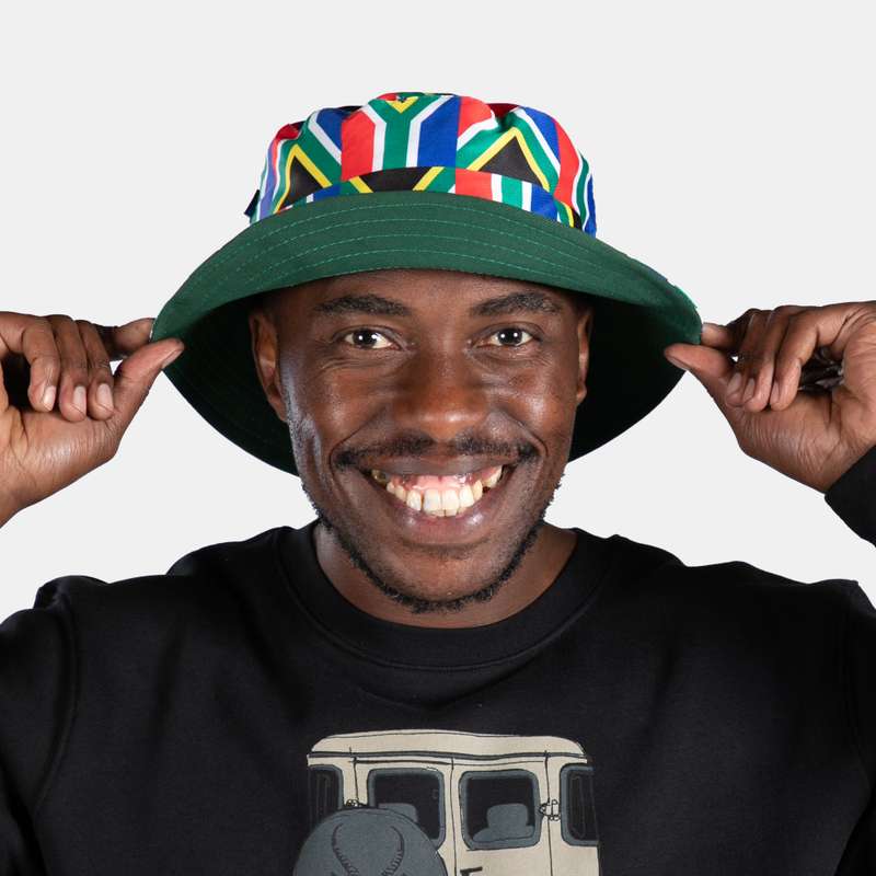 Reversible Bucket Hat SA Flag