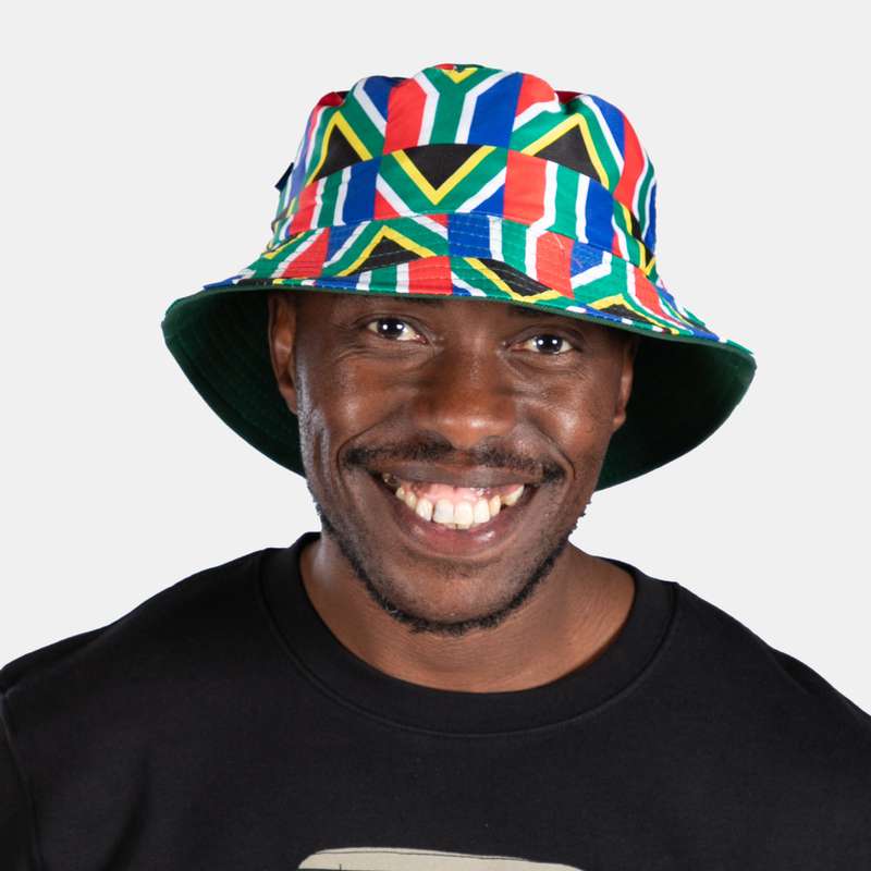 Reversible Bucket Hat SA Flag