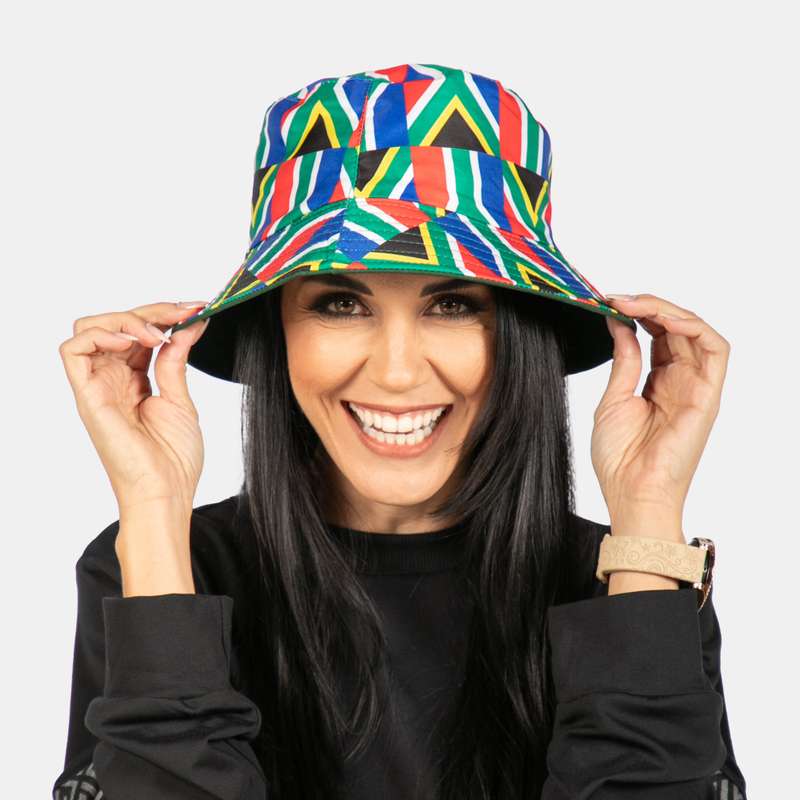 Reversible Bucket Hat SA Flag