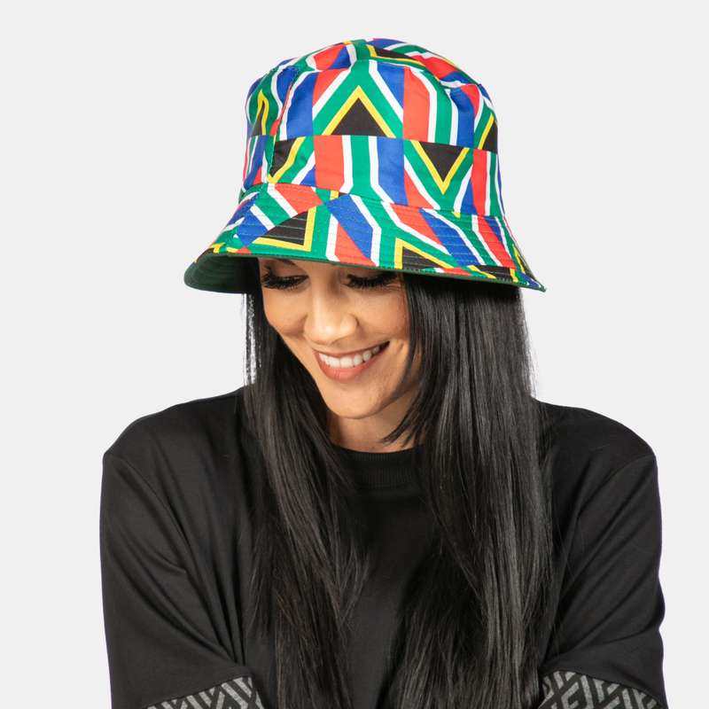 Reversible Bucket Hat SA Flag