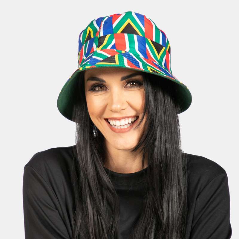 Reversible Bucket Hat SA Flag