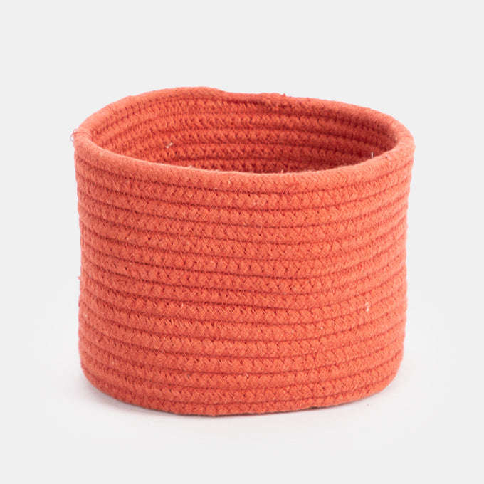 Thick Cotton Cord Stitched Small Basket