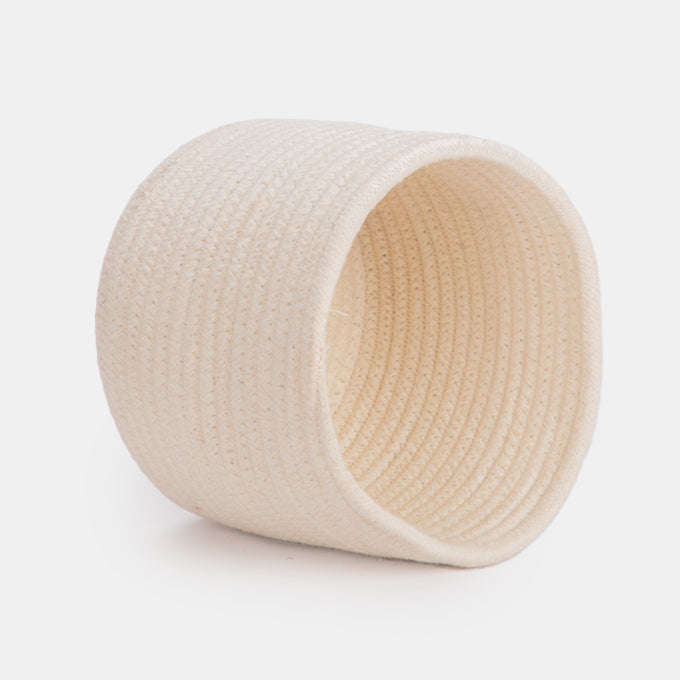 Thick Cotton Cord Stitched Small Basket