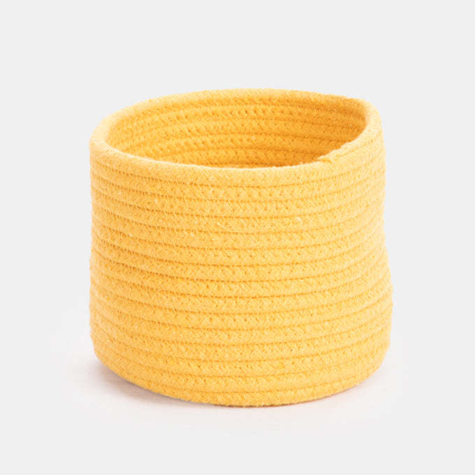 Thick Cotton Cord Stitched Small Basket