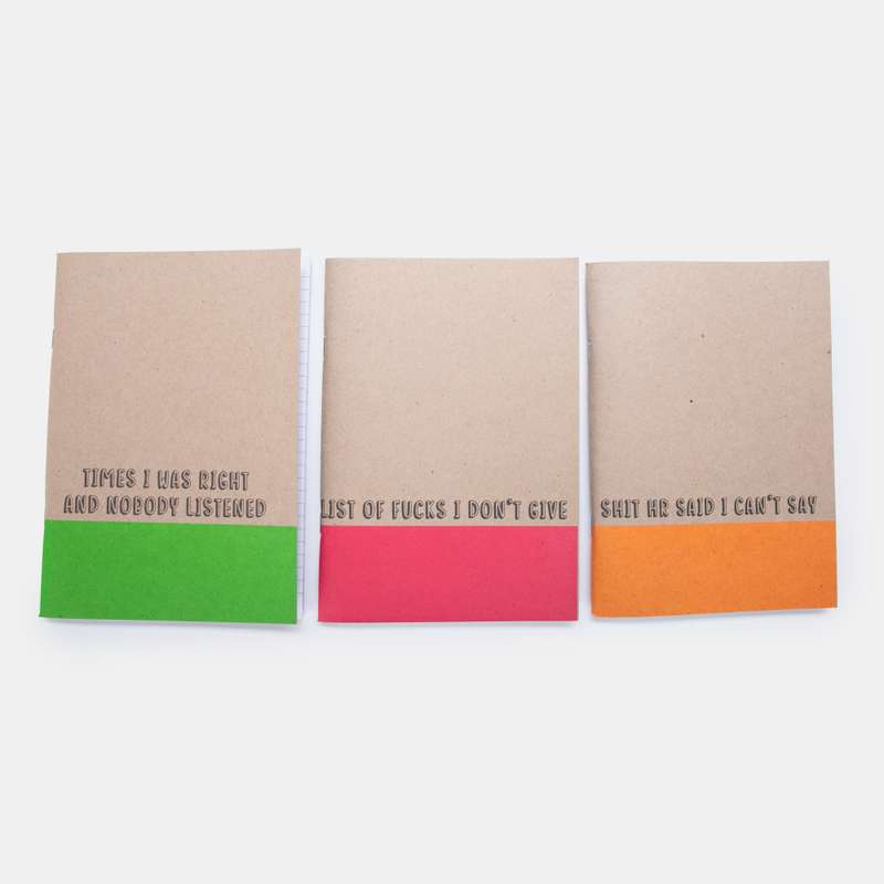 Rude AF Notebooks Set of 4