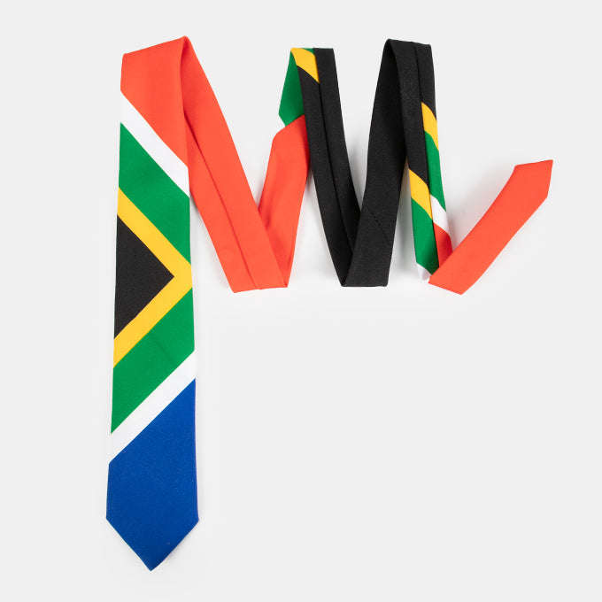 Men's Mens SA Flag Tie South African Made