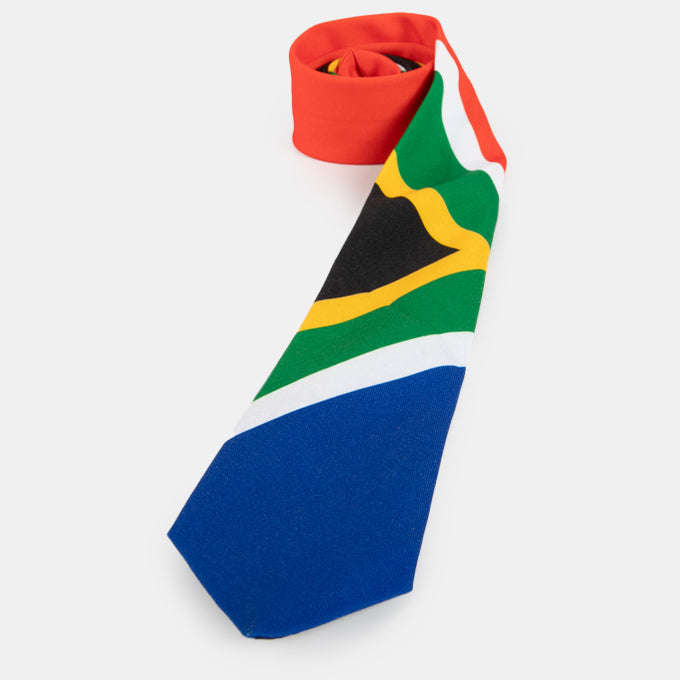 Men's Mens SA Flag Tie South African Made
