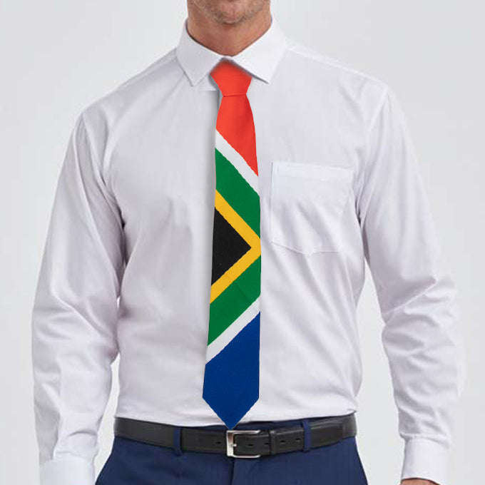 Men's Mens SA Flag Tie South African Made