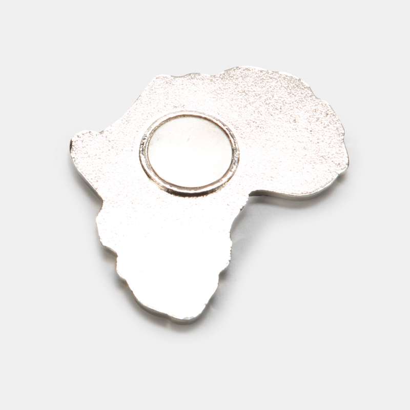 SA Flag Africa Continent Shaped Magnet