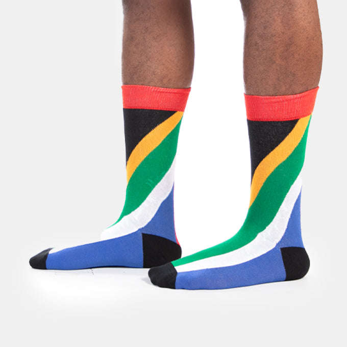 Unisex South African Flag Super Soft Socks