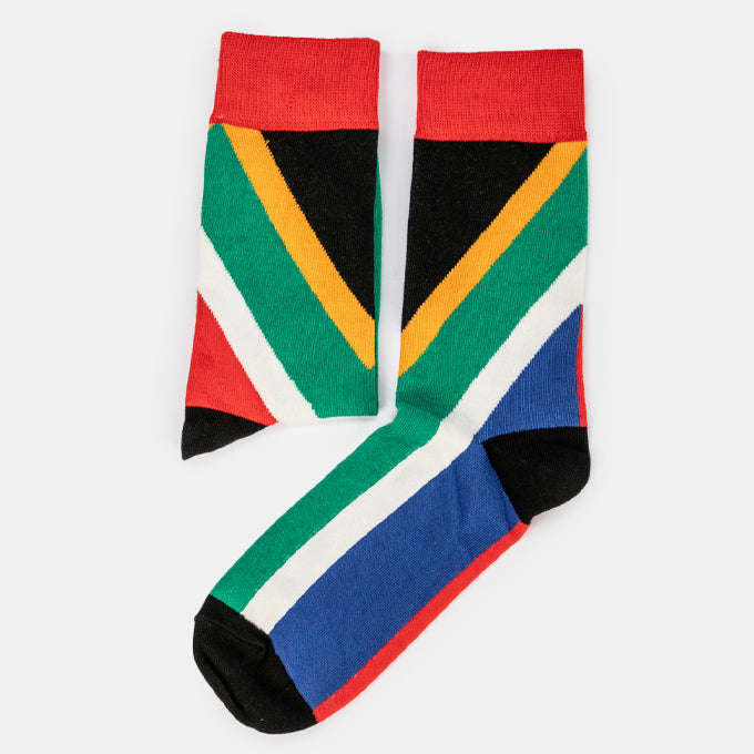 Unisex South African Flag Super Soft Socks