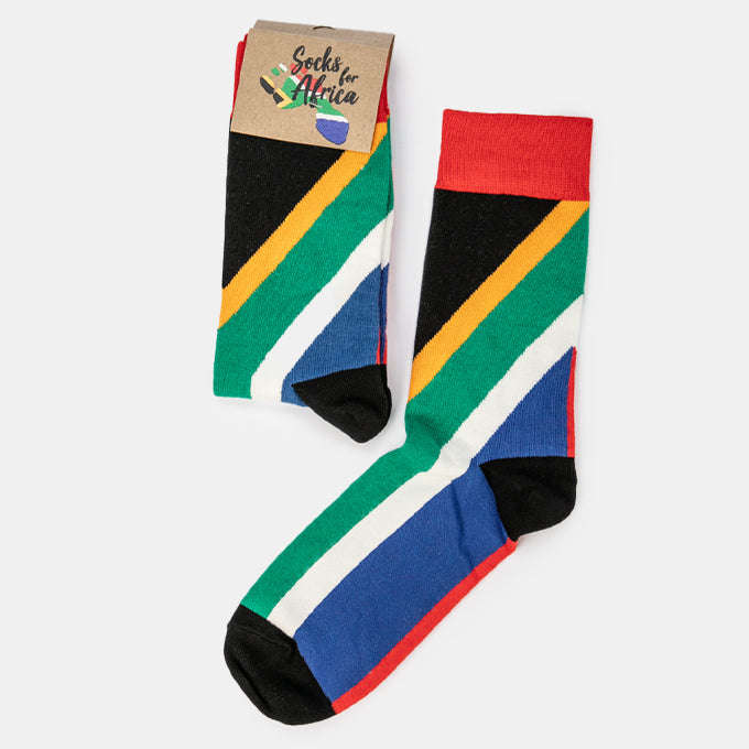 Unisex South African Flag Super Soft Socks