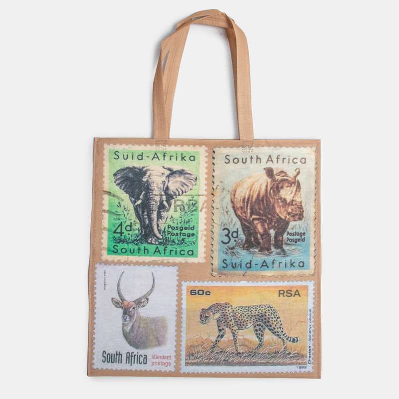 Africa Stamp Collection Portfolio Bag