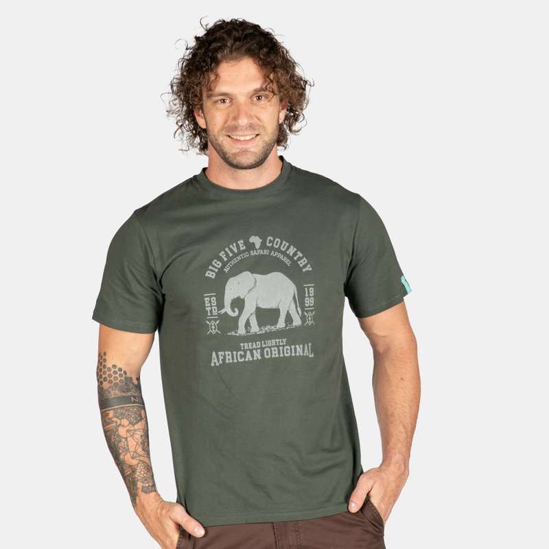 Men's Big 5 Elephant T-Shirt