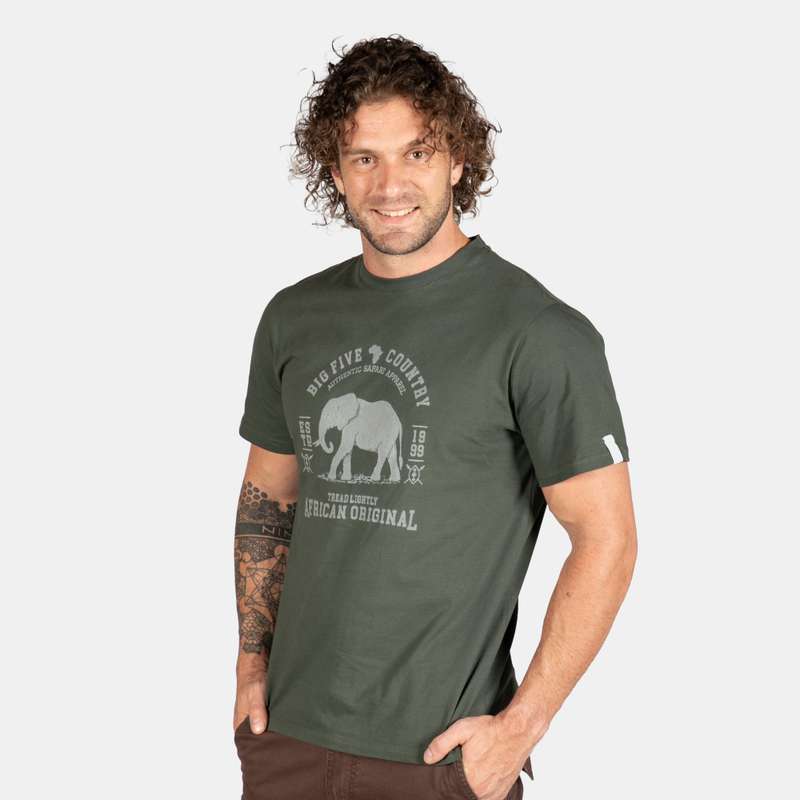 Men's Big 5 Elephant T-Shirt