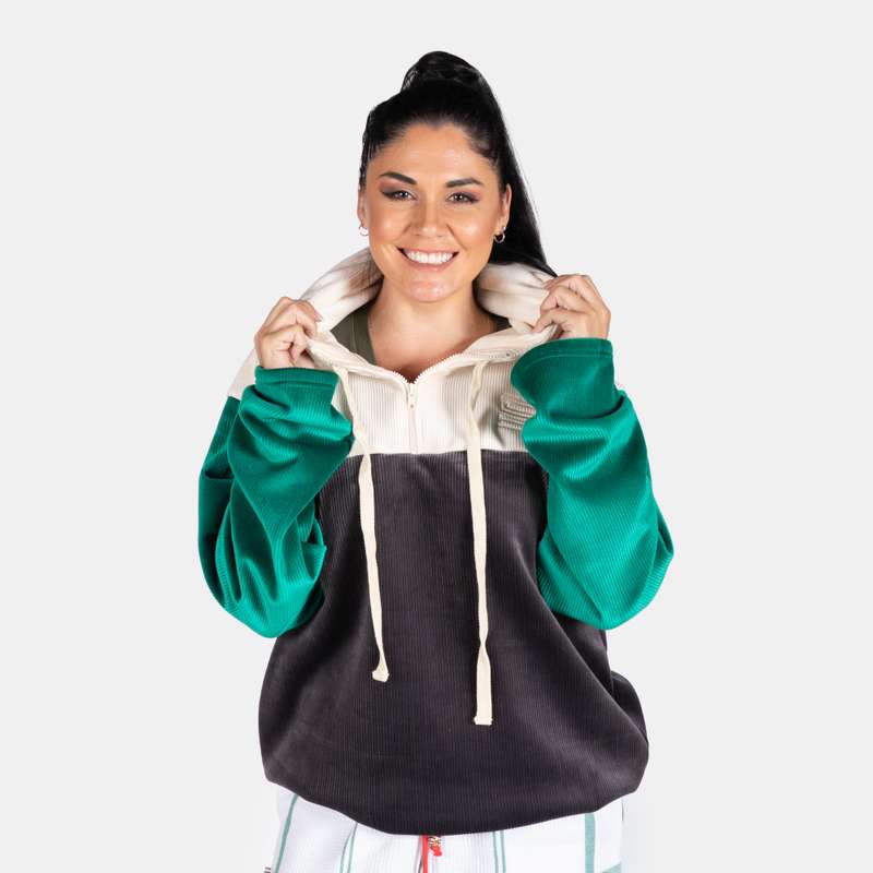 Offshore Zip Sweater For Men And Women Colour Blocking