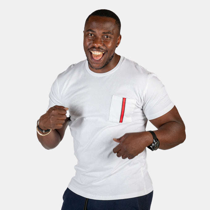 Men's Pocket Stripe T-Shirt Patch Pocket 2 Colours