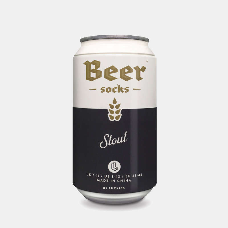 Men's Plain Stout Beer Sox