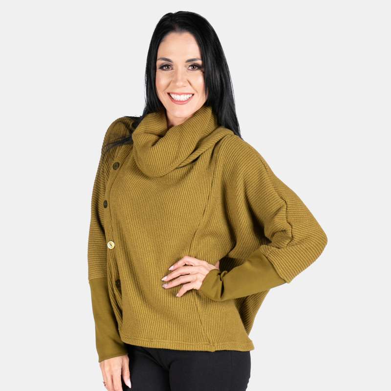 Ladies' Side Button Cardi