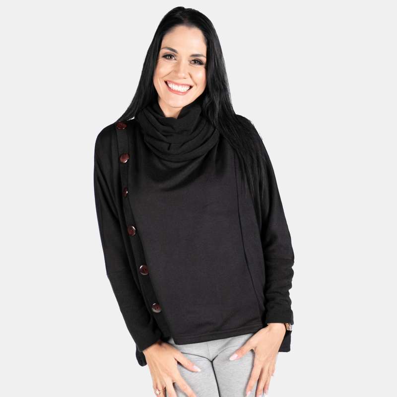 Ladies' Side Button Cardi