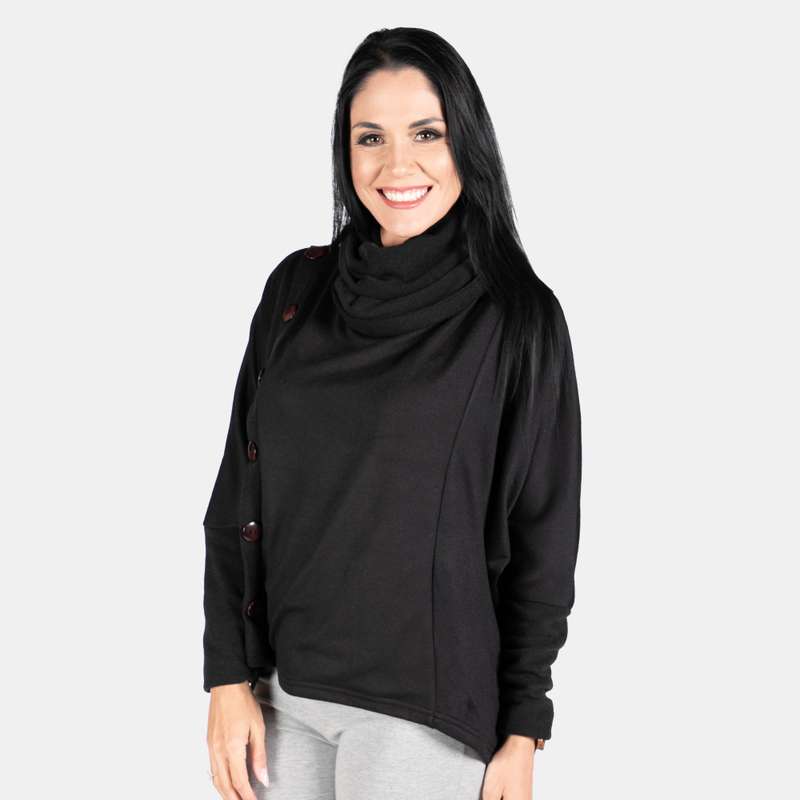 Ladies' Side Button Cardi