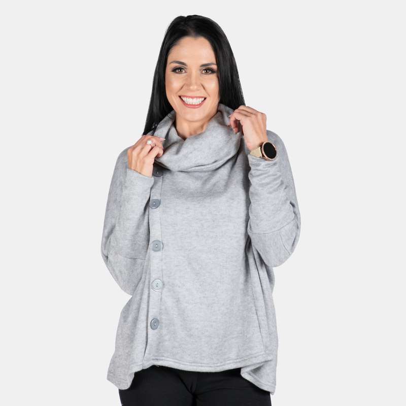 Ladies' Side Button Cardi