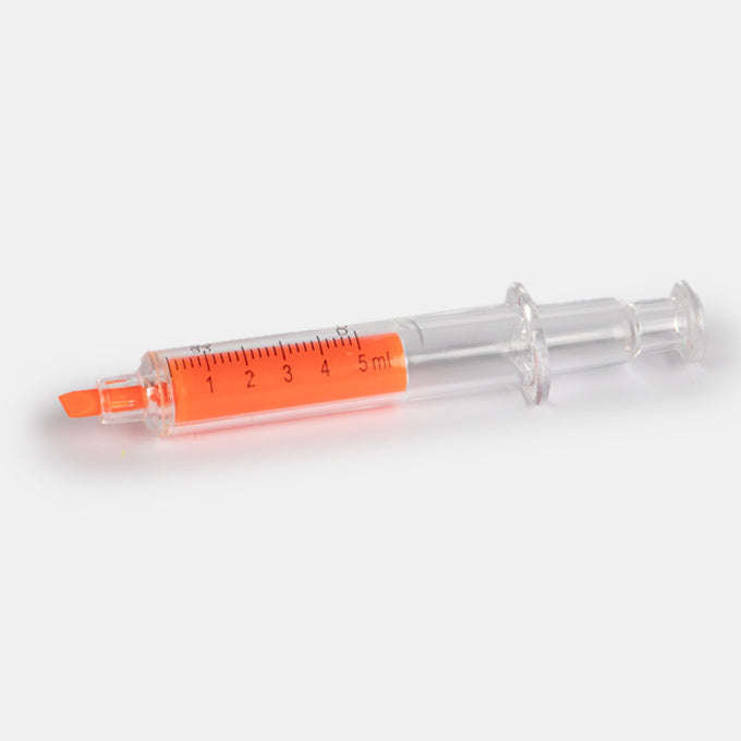 Three Fun Syringe Shaped Highlighters