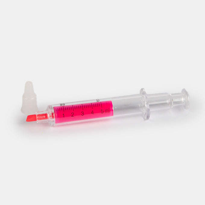 Three Fun Syringe Shaped Highlighters