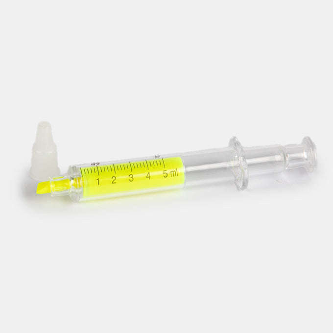 Three Fun Syringe Shaped Highlighters