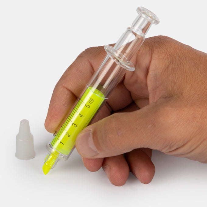 Three Fun Syringe Shaped Highlighters