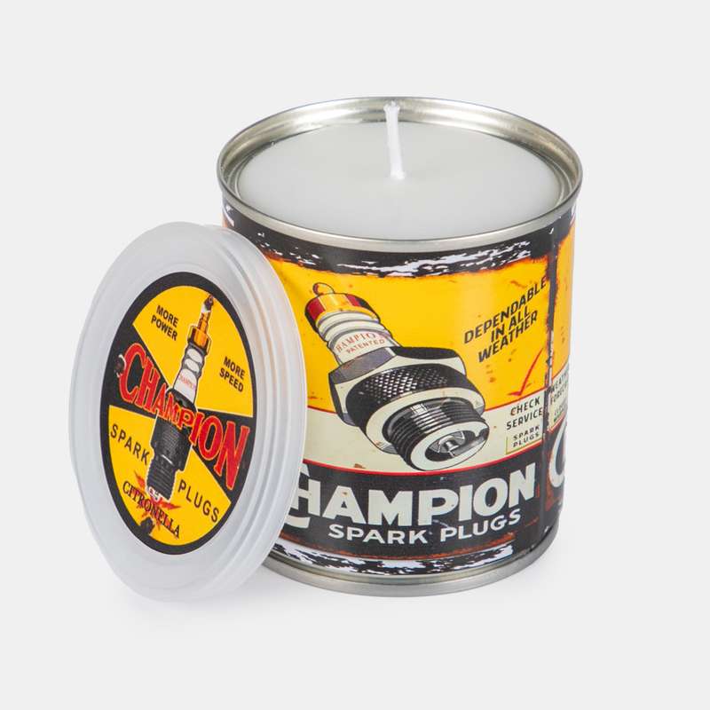 Tin Champion Spark Plugs Candle