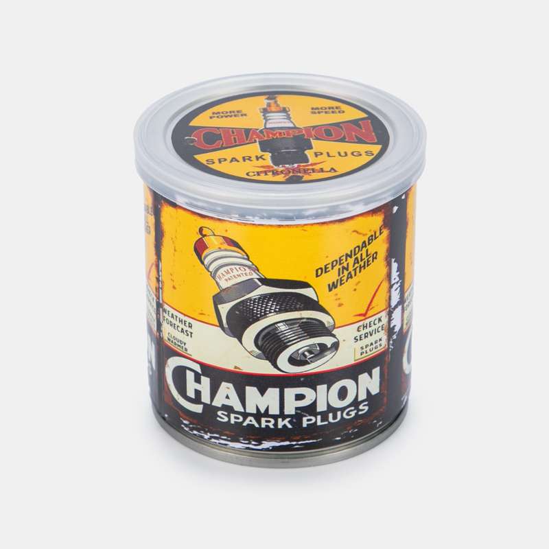 Tin Champion Spark Plugs Candle