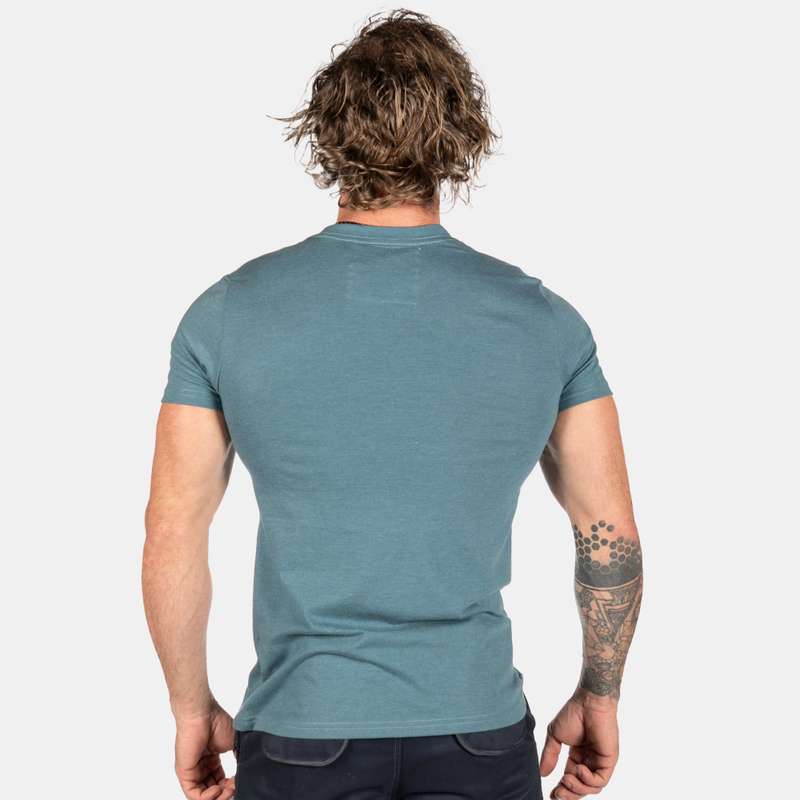 Men's Africa Swirl T-Shirt With Print Of Africa On The Front