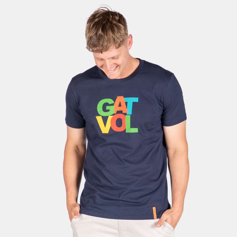 Men's Gatvol T-Shirt High Quality Printed Design On Front Vents Bull Style