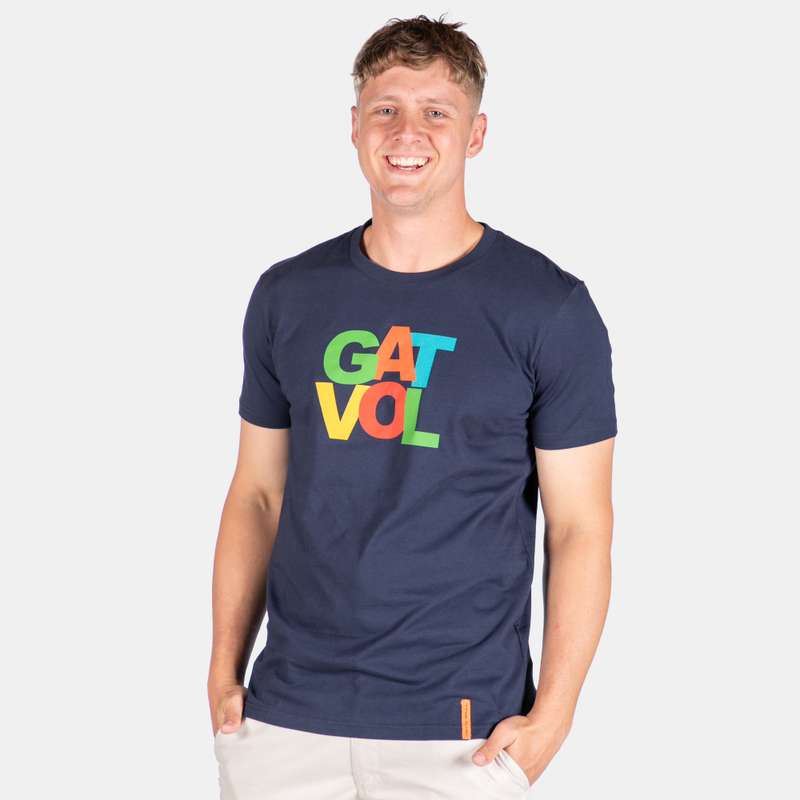 Men's Gatvol T-Shirt High Quality Printed Design On Front Vents Bull Style