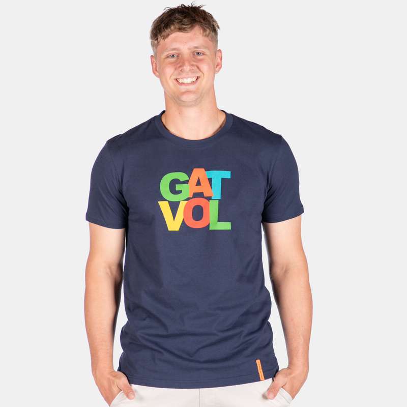 Men's Gatvol T-Shirt High Quality Printed Design On Front Vents Bull Style