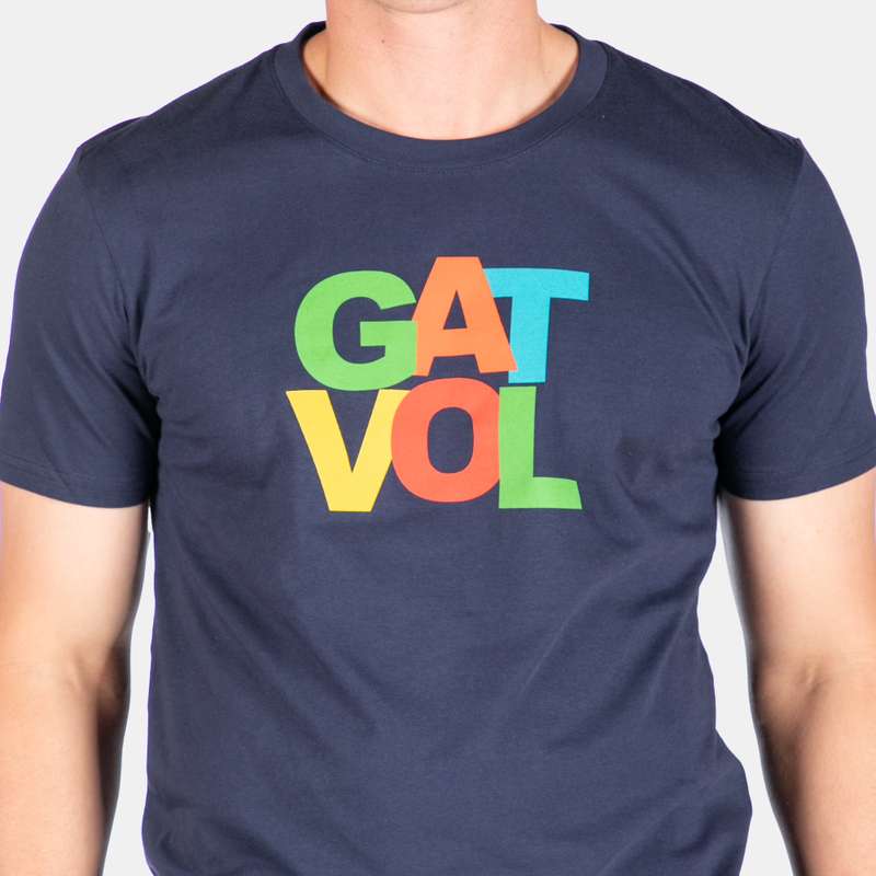 Men's Gatvol T-Shirt High Quality Printed Design On Front Vents Bull Style