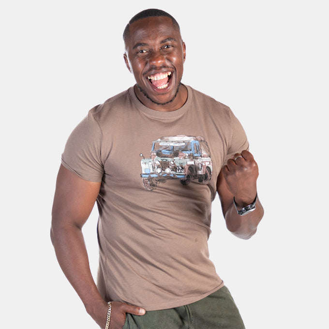 Men's Old Timer Mens Vents Brull Short Sleeve T-Shirt Land Rover